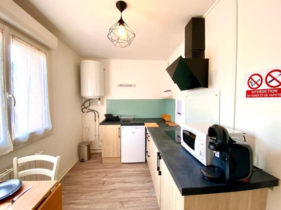 T2 Cosy Proche Hopital + Parking Gratuit Sur Place Auxerre Extérieur photo